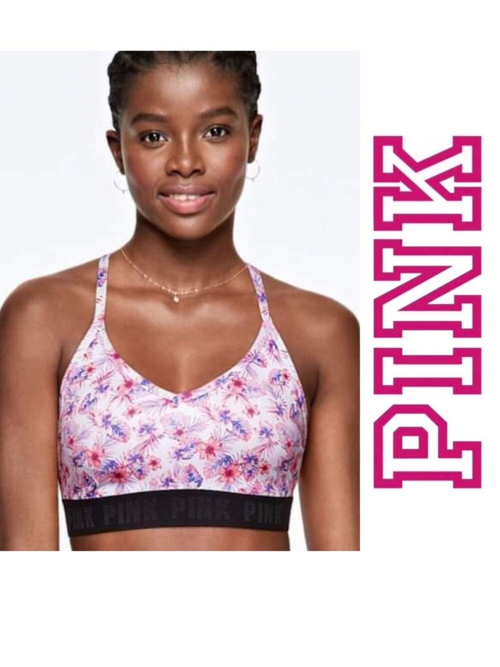 Victoria's Secret PINK | Floral Ultimate Lightly Lined Bra | Size Extra Large